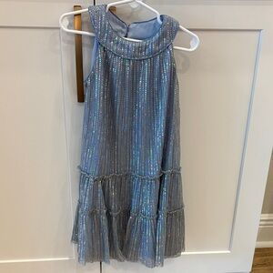 Zunie Blue Sequin Party Dress